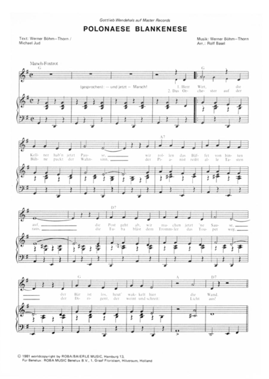 Polonaese Blankenese Voice scores gallery preview page 3