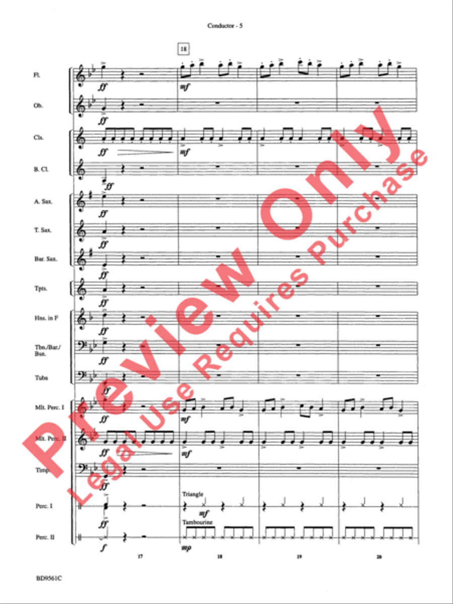 The Tempest Concert Band scores gallery preview page 8