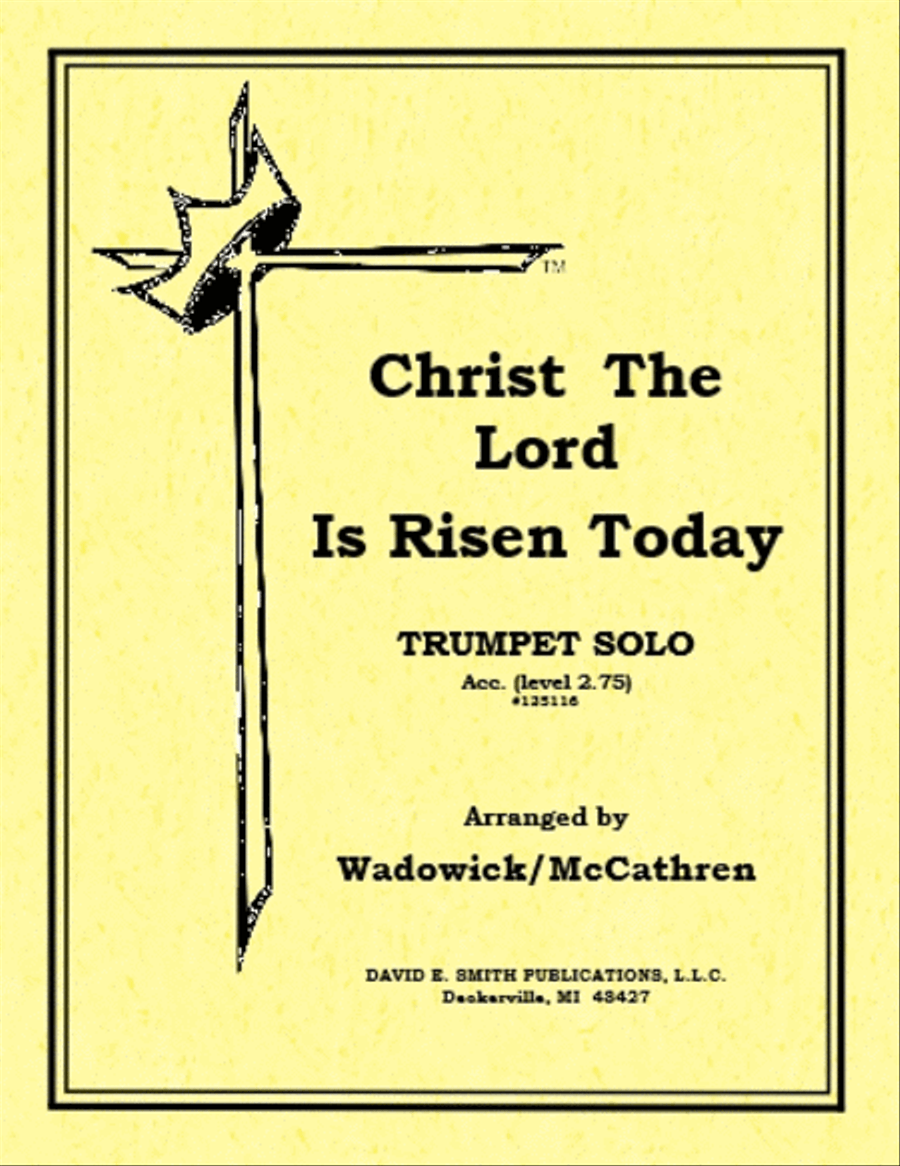 Christ The Lord Is Risen Cornet scores gallery preview page 1