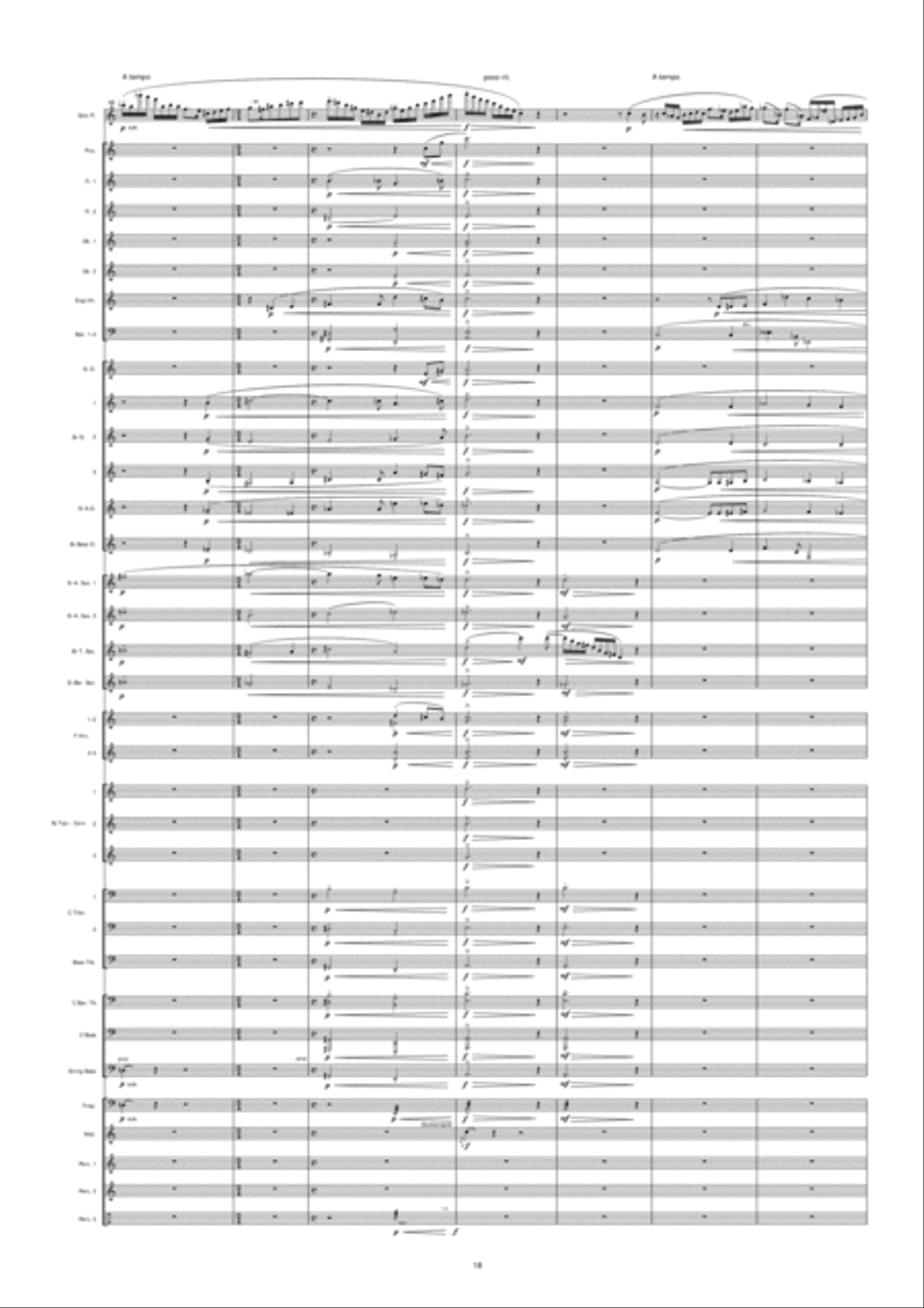 Night In Venice Concert Band scores gallery preview page 19