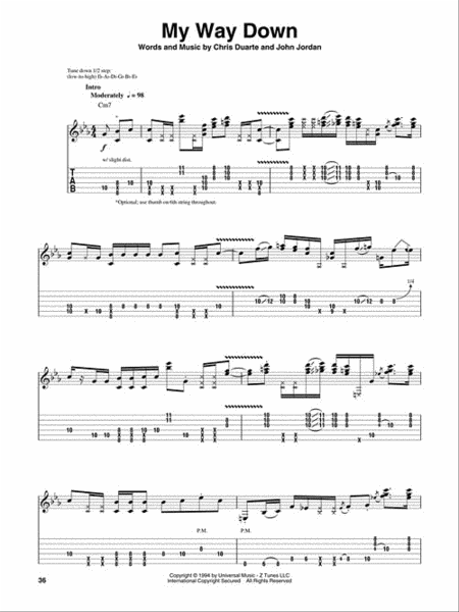 Modern Blues Electric Guitar scores gallery preview page 4