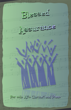 Book cover for Blessed Assurance, Gospel Hymn for Alto Clarinet and Piano