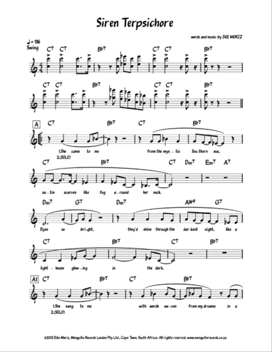 Siren Terpsichore Piano scores gallery preview page 2