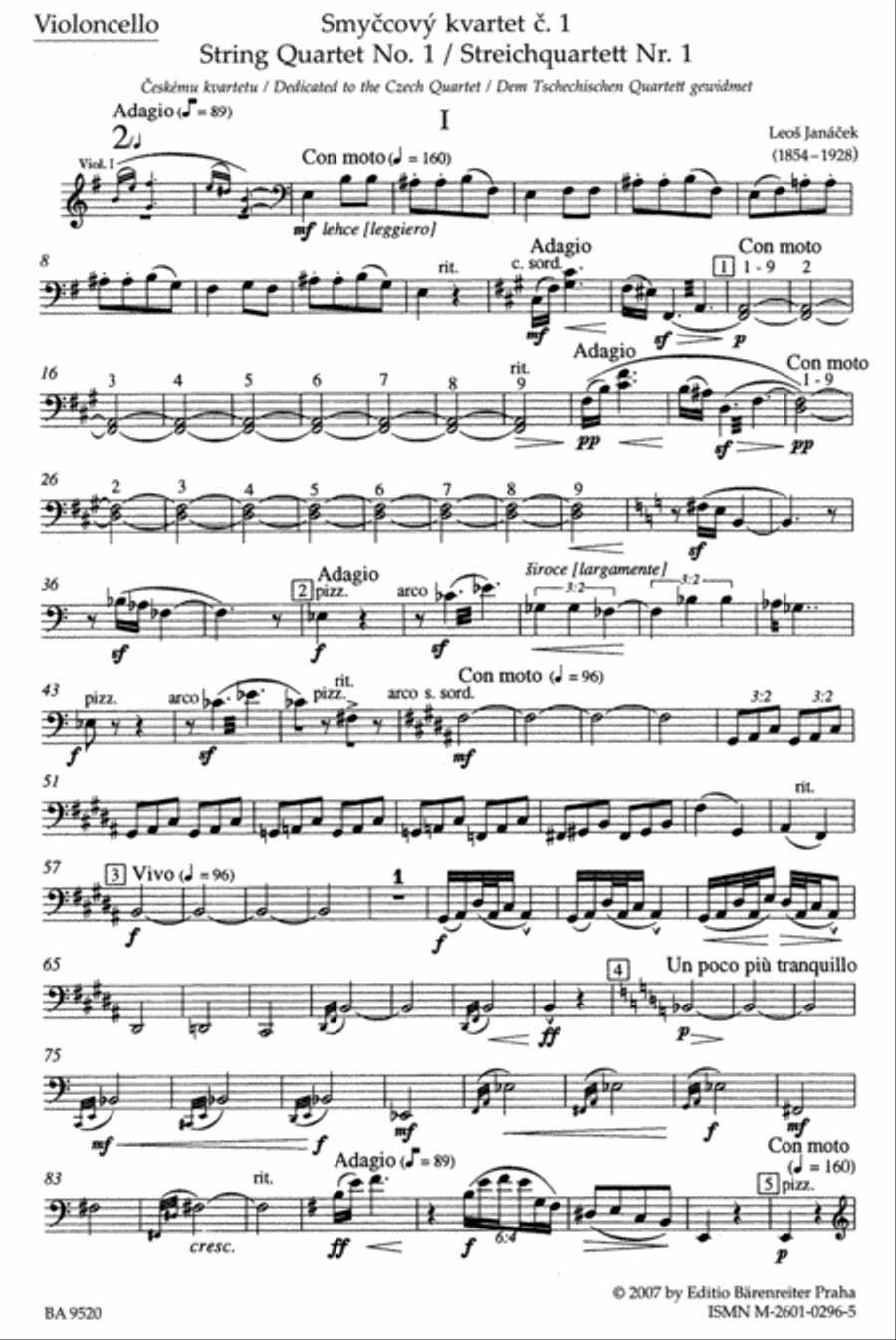 String Quartet, No. 1 String Quartet scores gallery preview page 2