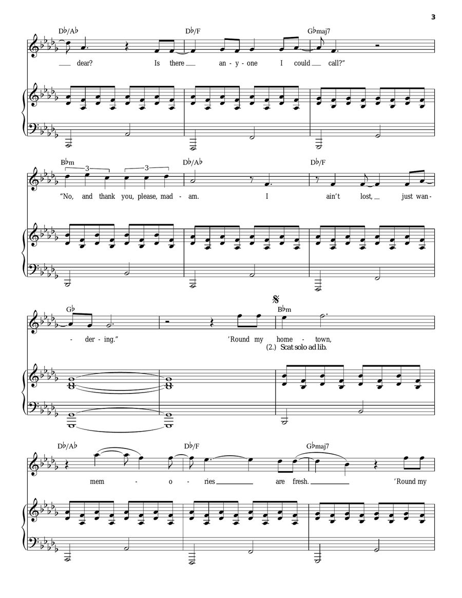 Hometown Glory Voice scores gallery preview page 3