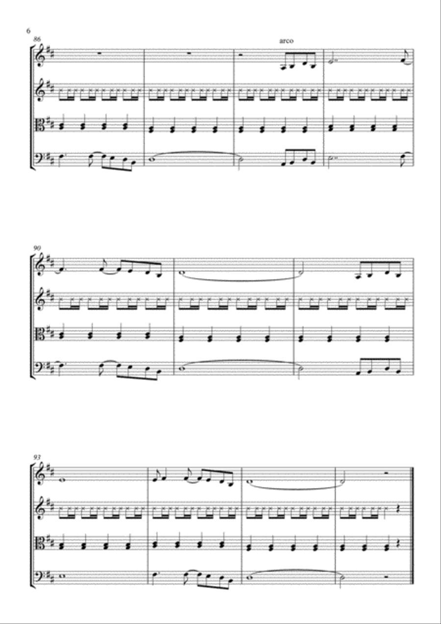 Milk String Quartet scores gallery preview page 6