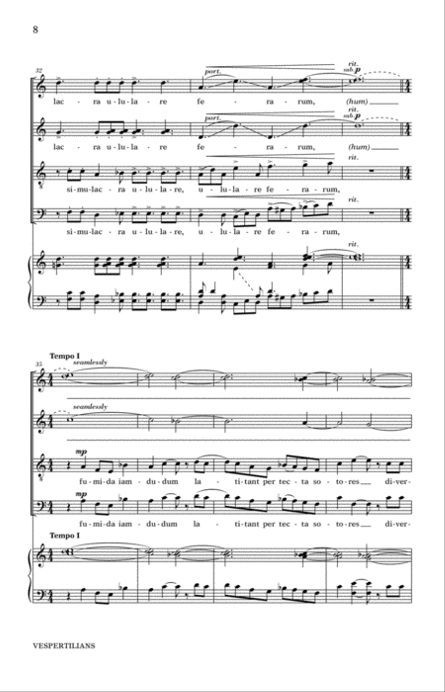 Vespertilians Vespertilians 4-Part scores gallery preview page 6