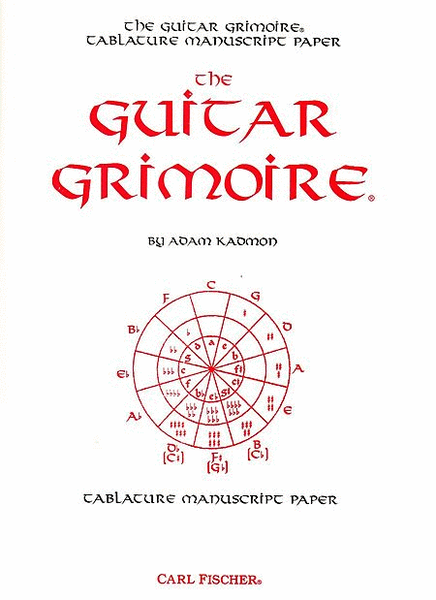 The Guitar Grimoire: Tablature Manuscript Paper