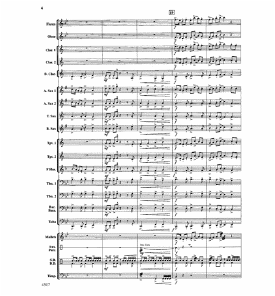 Stone Creek Episode Concert Band scores gallery preview page 5