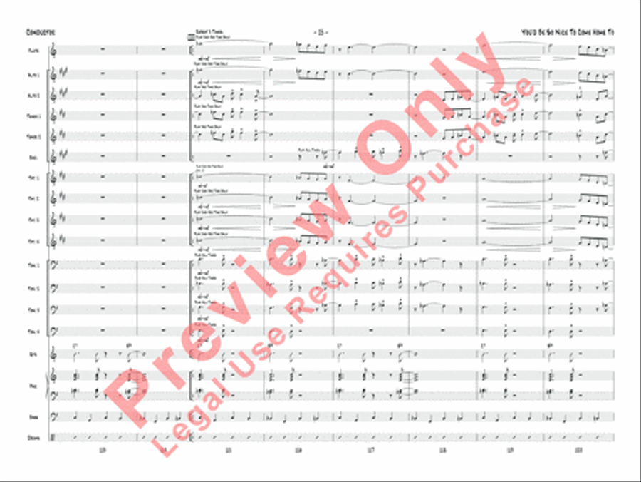 You'd Be So Nice to Come Home To Jazz Ensemble scores gallery preview page 18