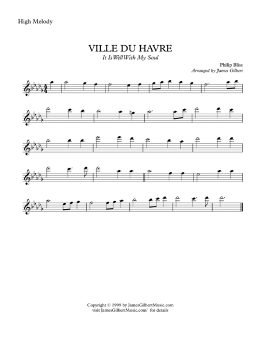 VILLE DU HAVRE (It is Well) Small Ensemble scores gallery preview page 3
