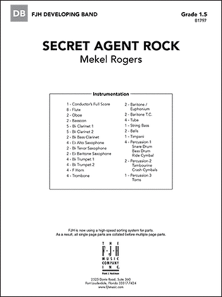 Book cover for Secret Agent Rock