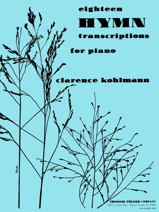 Book cover for Eighteen Hymn Transcriptions