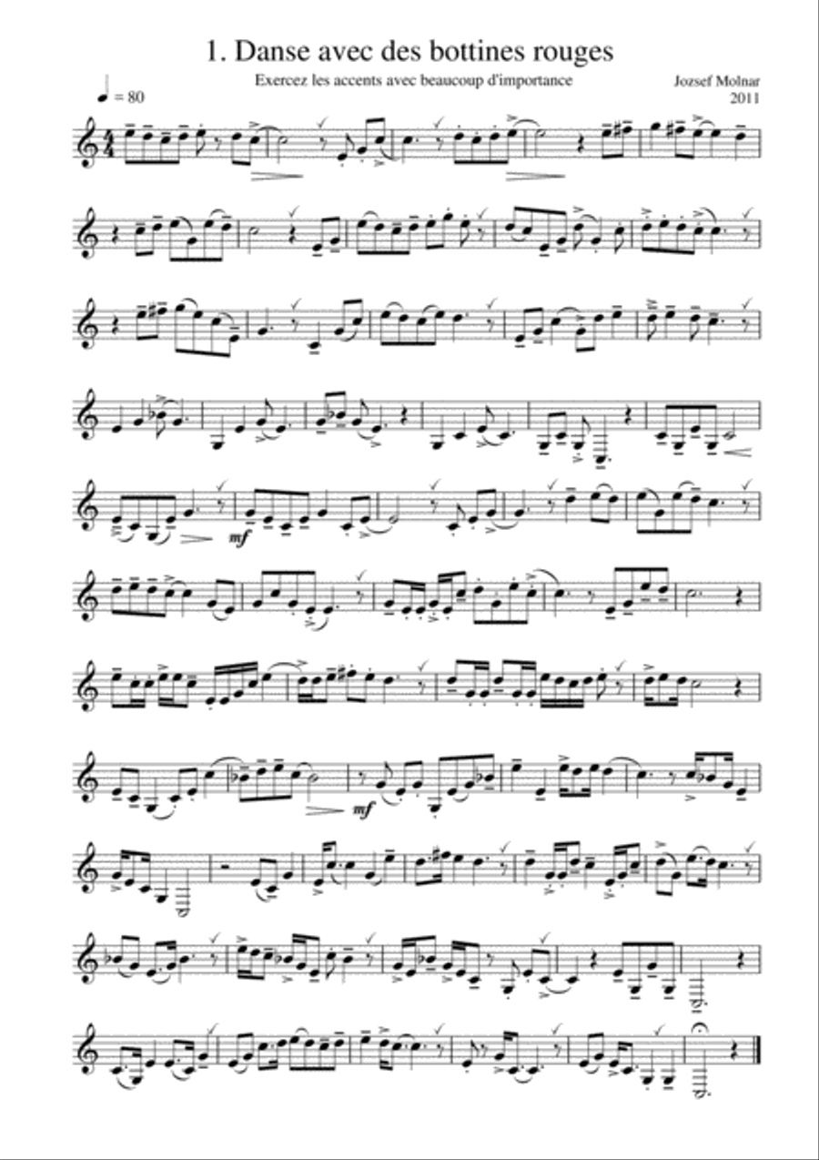 Les 4 Saisons Alphorn scores gallery preview page 8