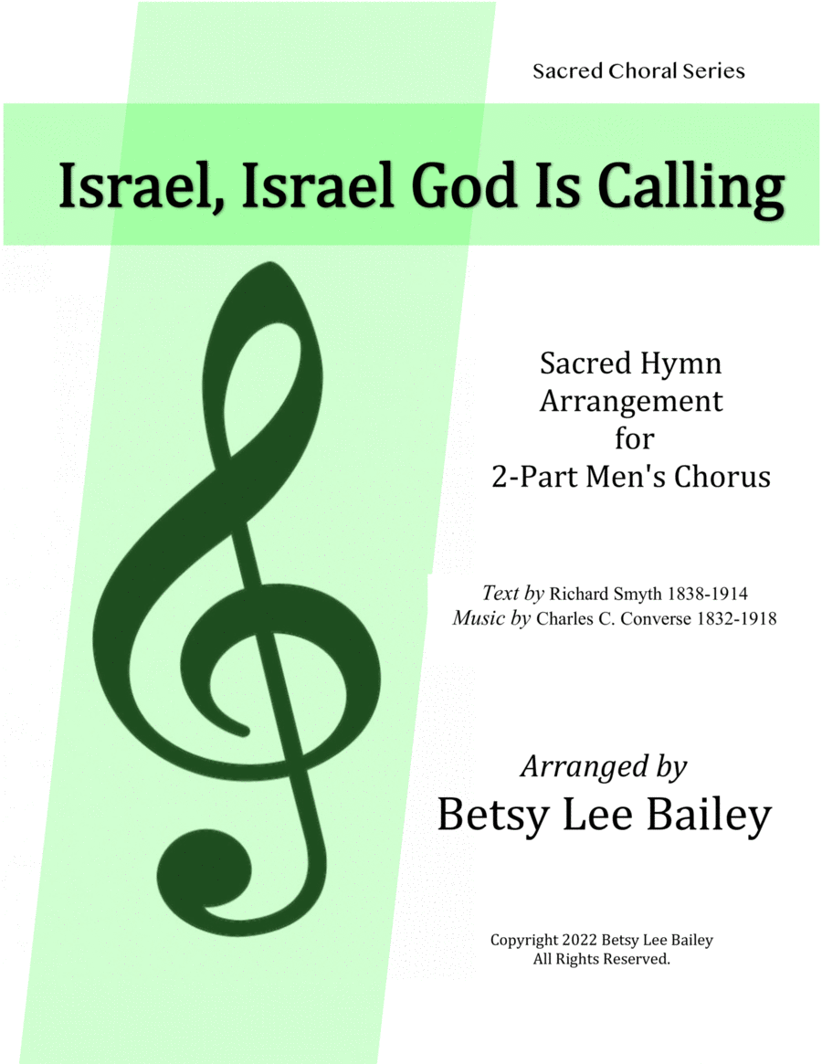 Israel, Israel God Is Calling - TB TB scores gallery preview page 1