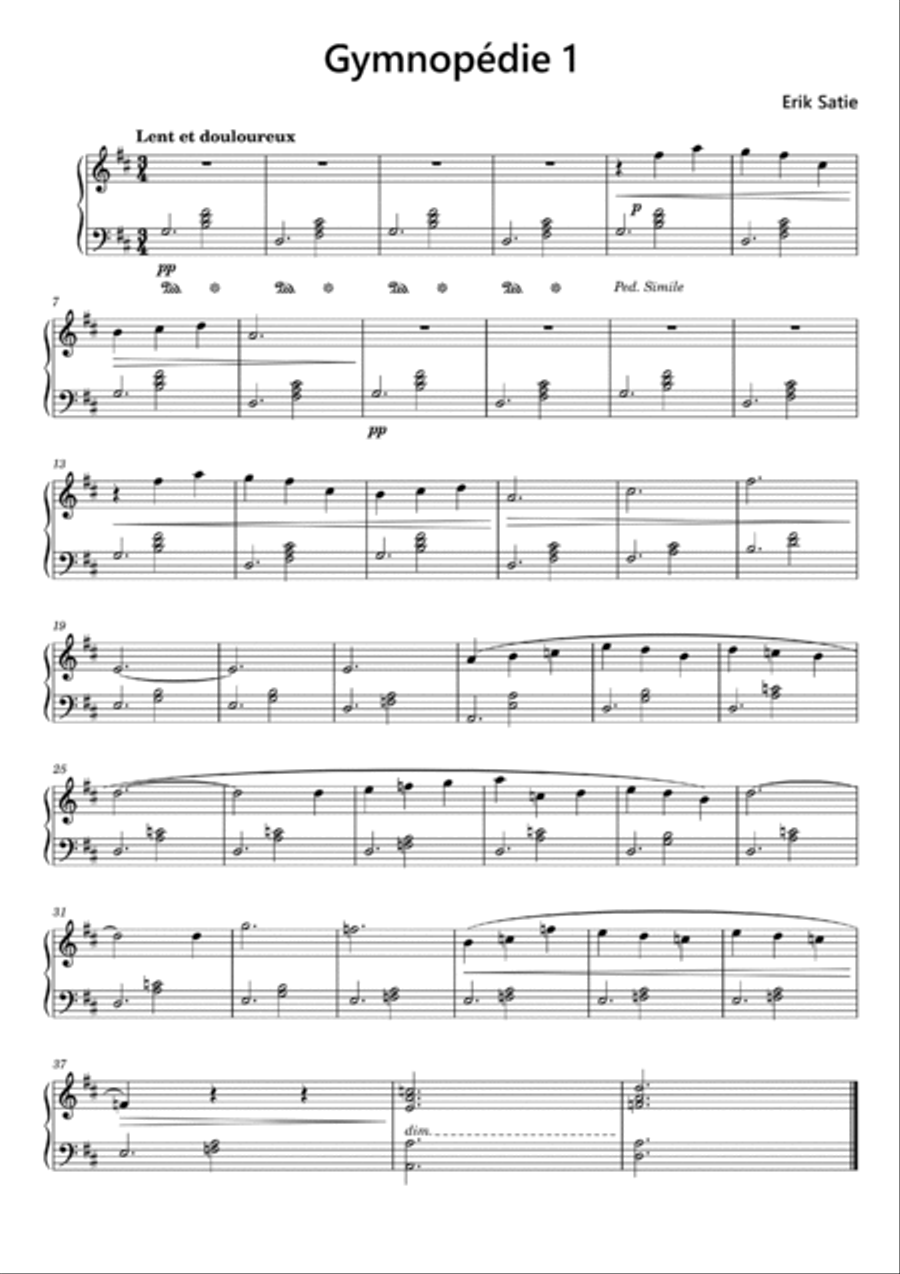 15 Easy Classical Piano Pieces for Beginners Easy Piano scores gallery preview page 4