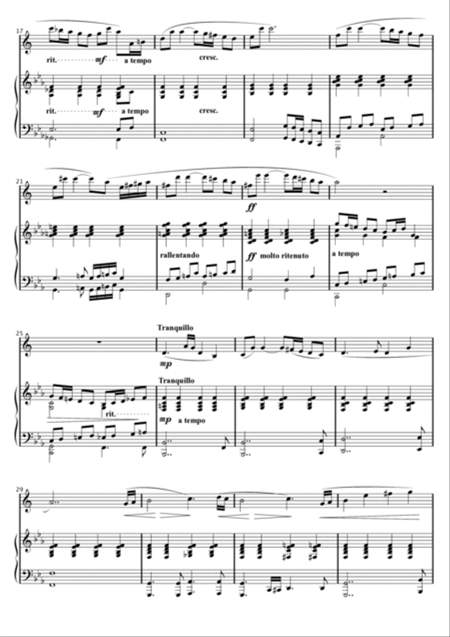 Cercando il blu (Feeling the Blue) Alto Saxophone scores gallery preview page 2