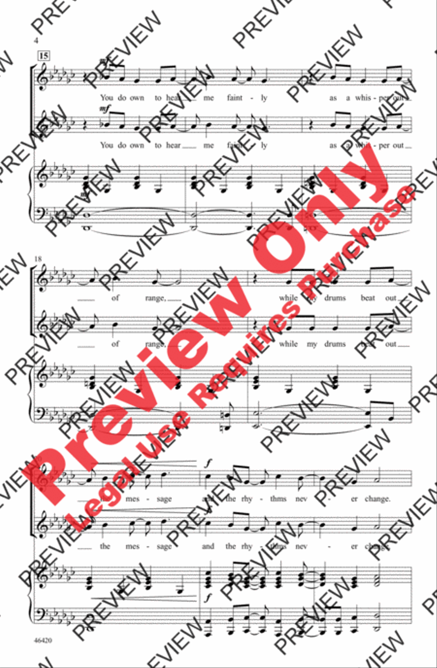 Equality Women's Choir scores gallery preview page 4