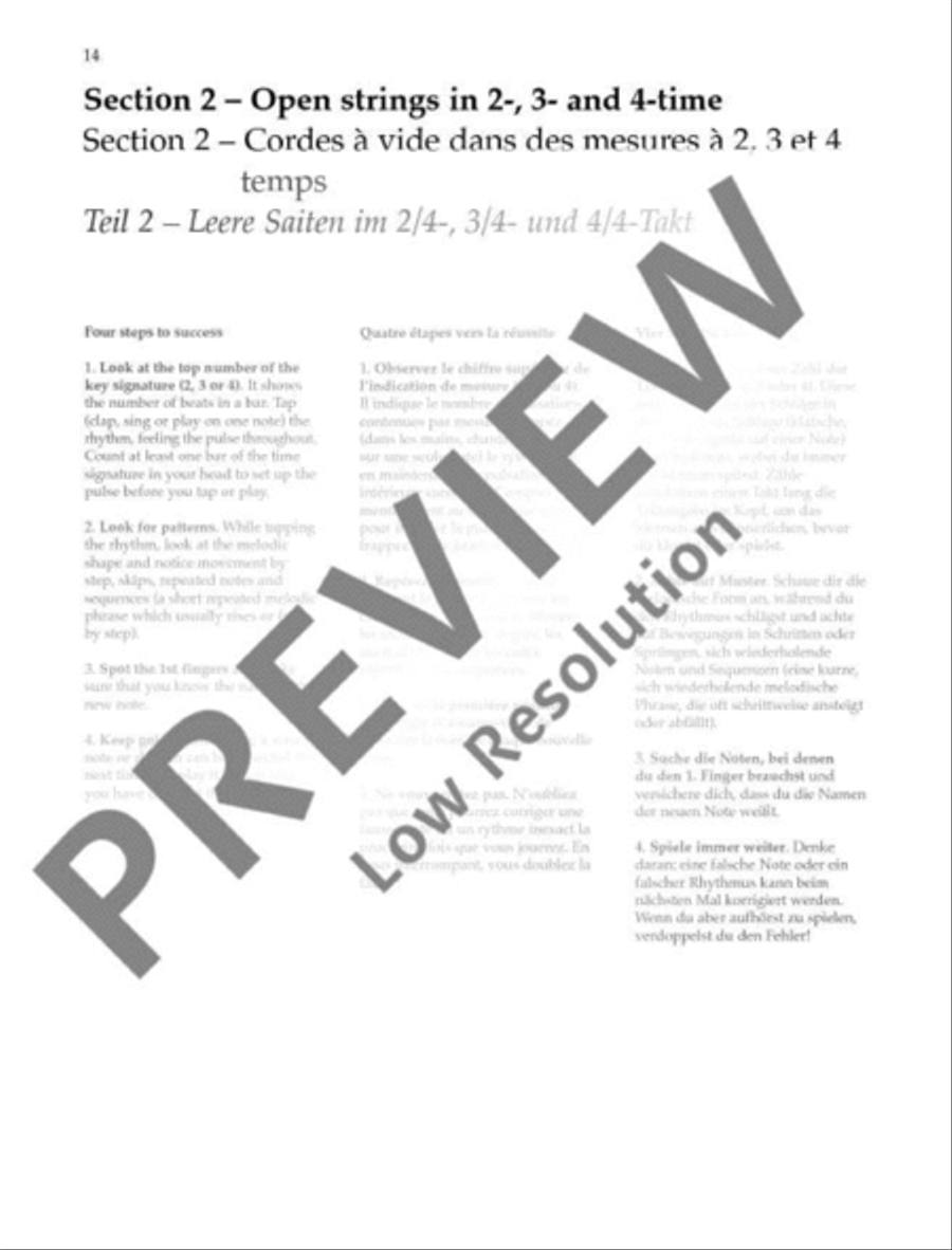 Violin Sight-Reading 1 Violin Solo scores gallery preview page 15