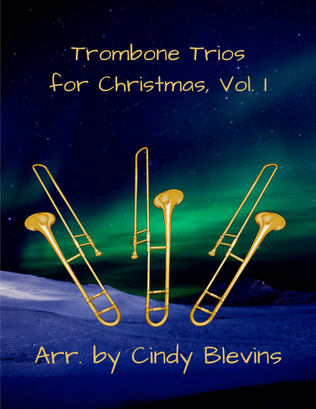 Book cover for Trombone Trios for Christmas, Vol. I