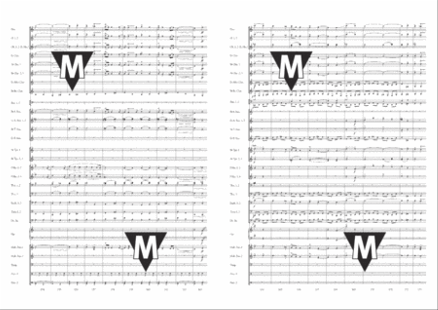 Romanian Dances II - Suite Concert Band scores gallery preview page 24