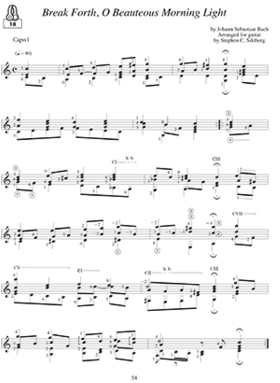 Traditional Christmas Favorites for Classical Guitar Lute scores gallery preview page 4