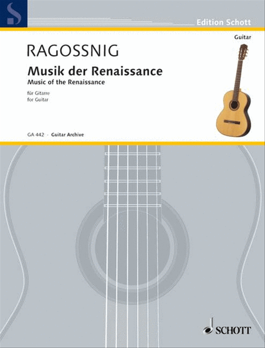 Musik der Renaissance Classical Guitar scores gallery preview page 1