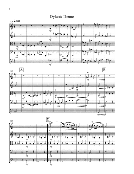 Little Suite for Strings, score and parts with rehearsal letters image number null