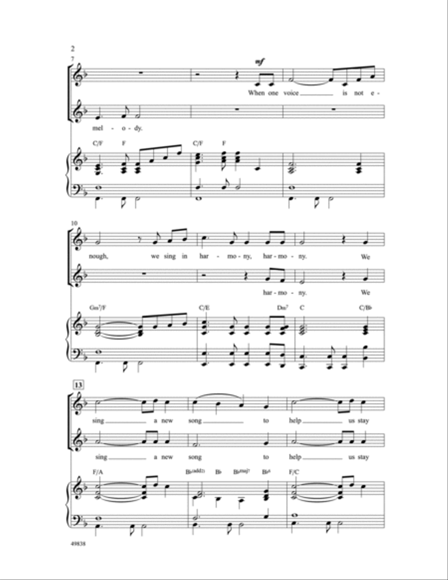 When Words Are Not Enough Choir scores gallery preview page 2