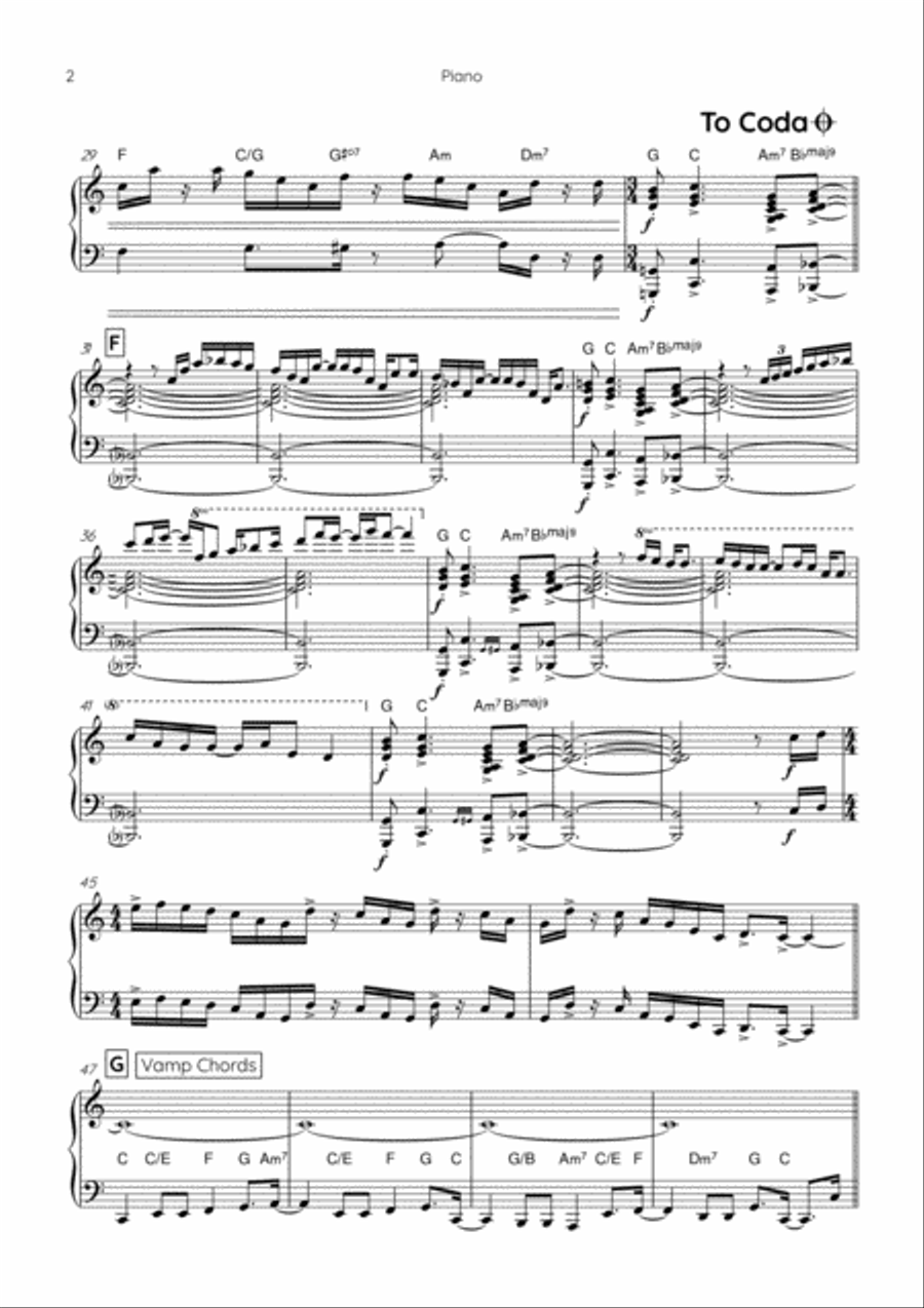 Mountain Dance Piano Solo scores gallery preview page 2