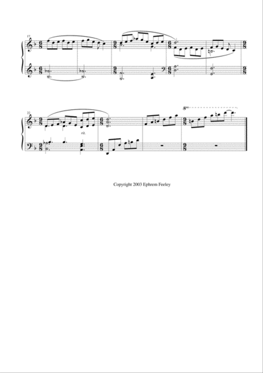 Four Short Pieces from Holy Cross Piano Method scores gallery preview page 3