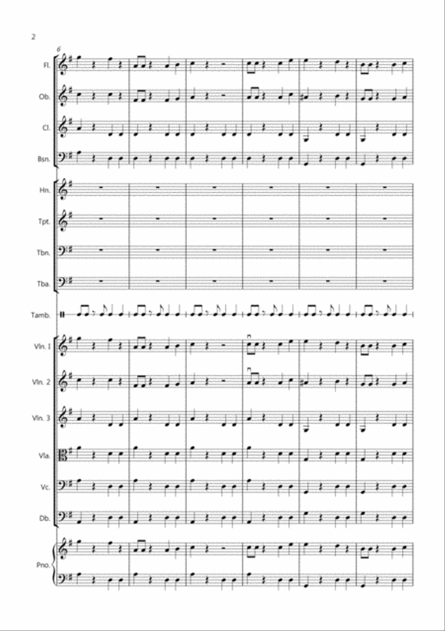 Little Tango for Beginning School Orchestra Little Tango for Beginning School Orchestra Full Orchestra scores gallery preview page 2