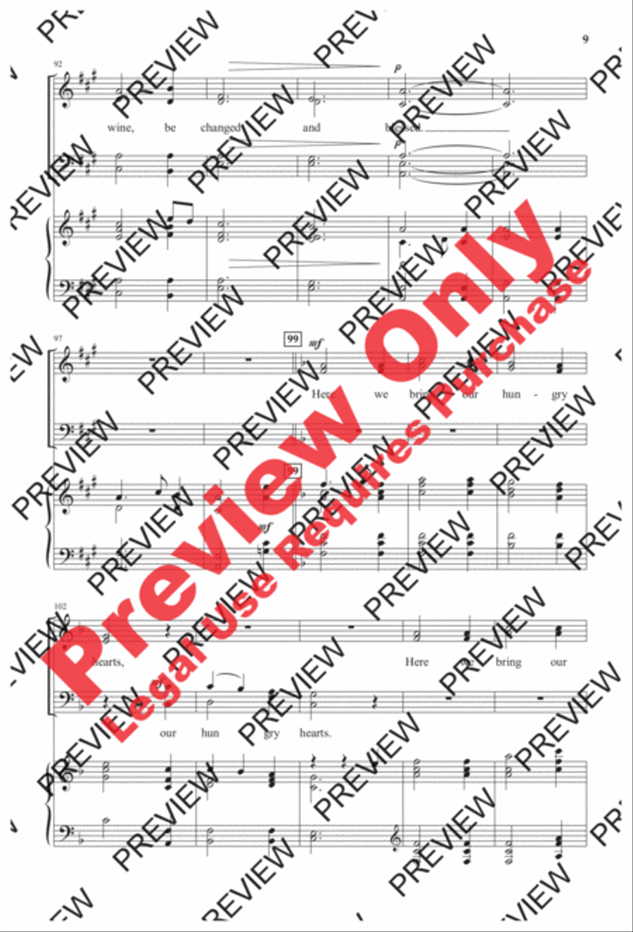 With This Bread, with This Wine 4-Part scores gallery preview page 8