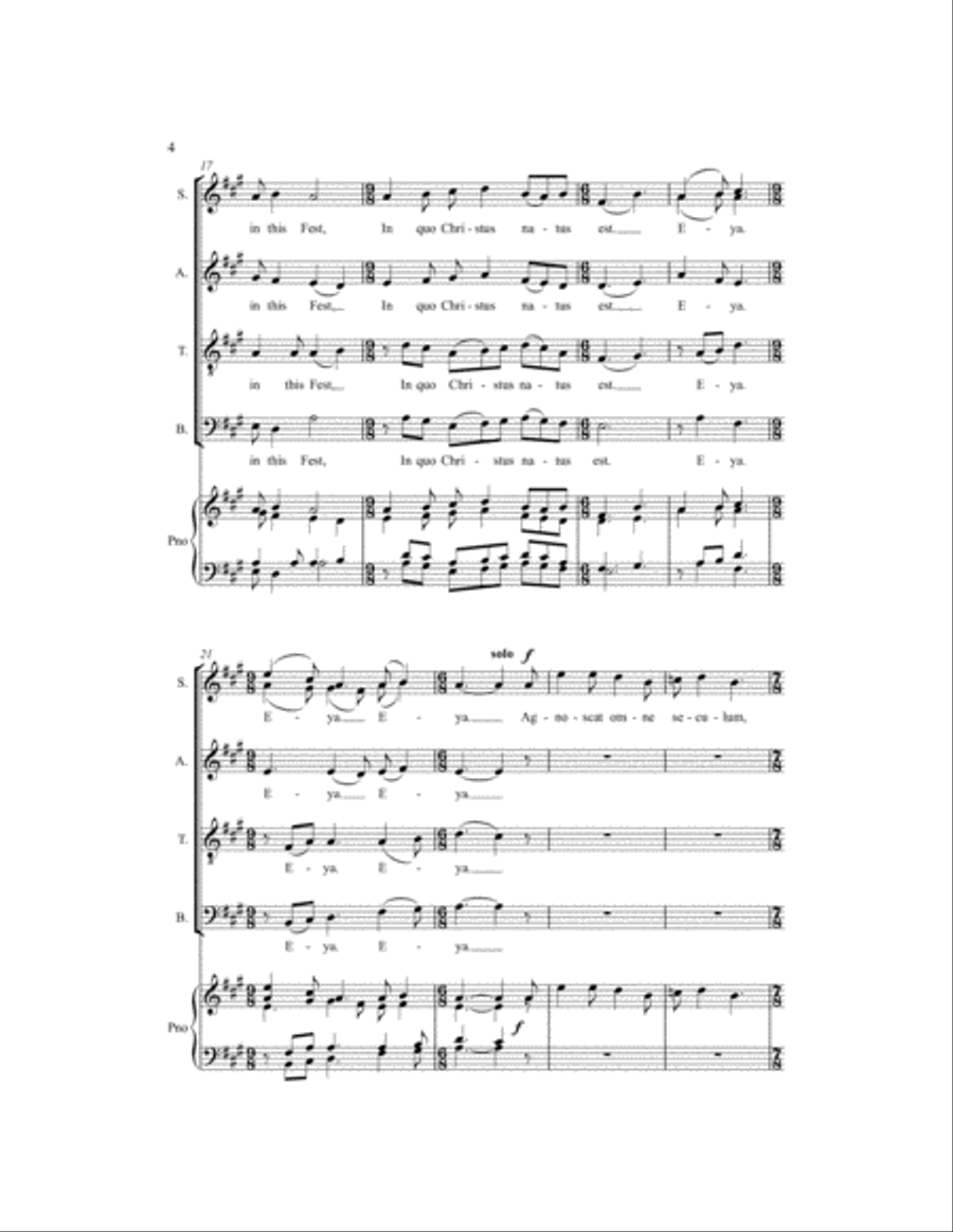 Make We Joy Now in This Fest SSAATB scores gallery preview page 4