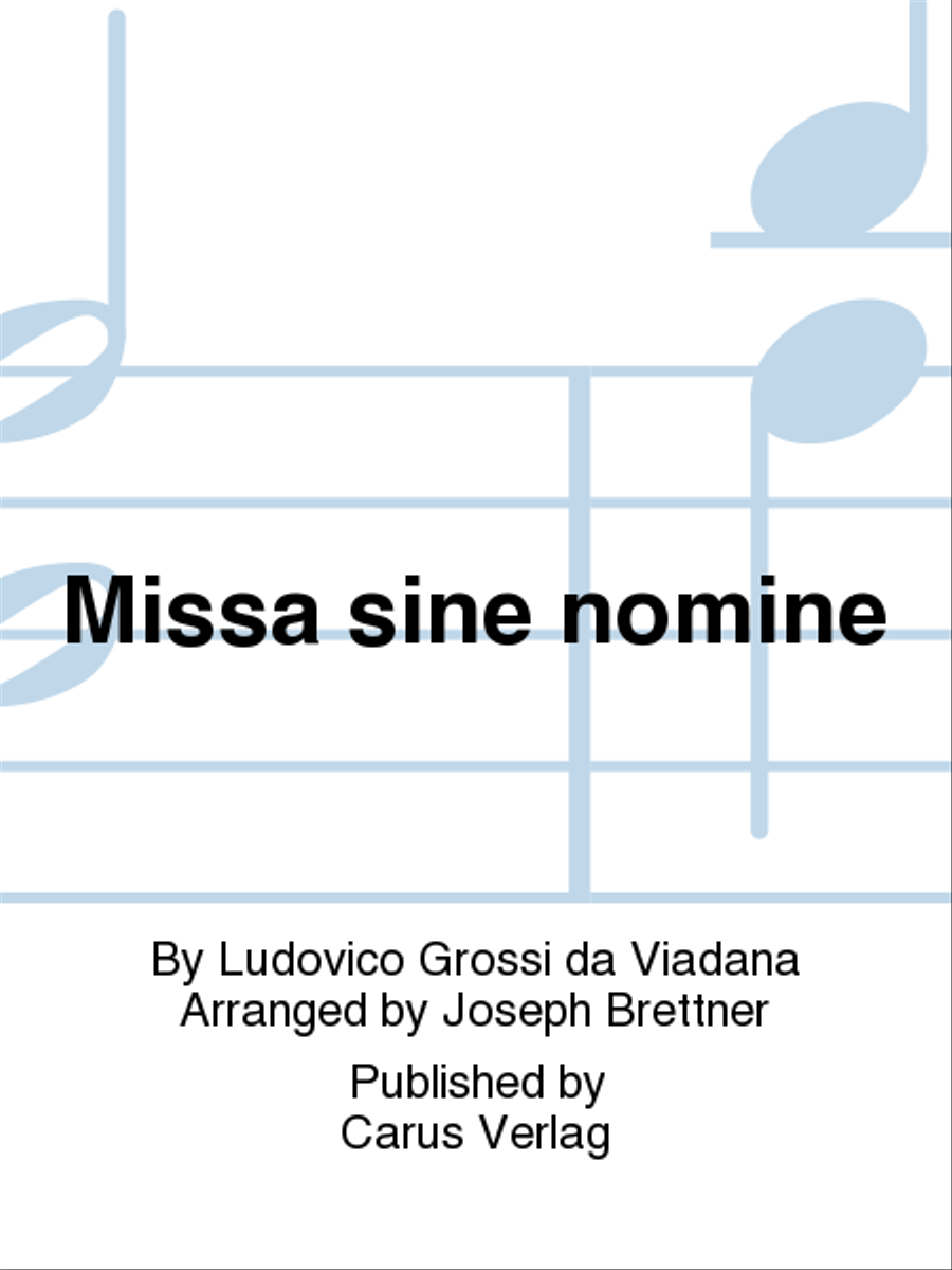 Missa sine nomine