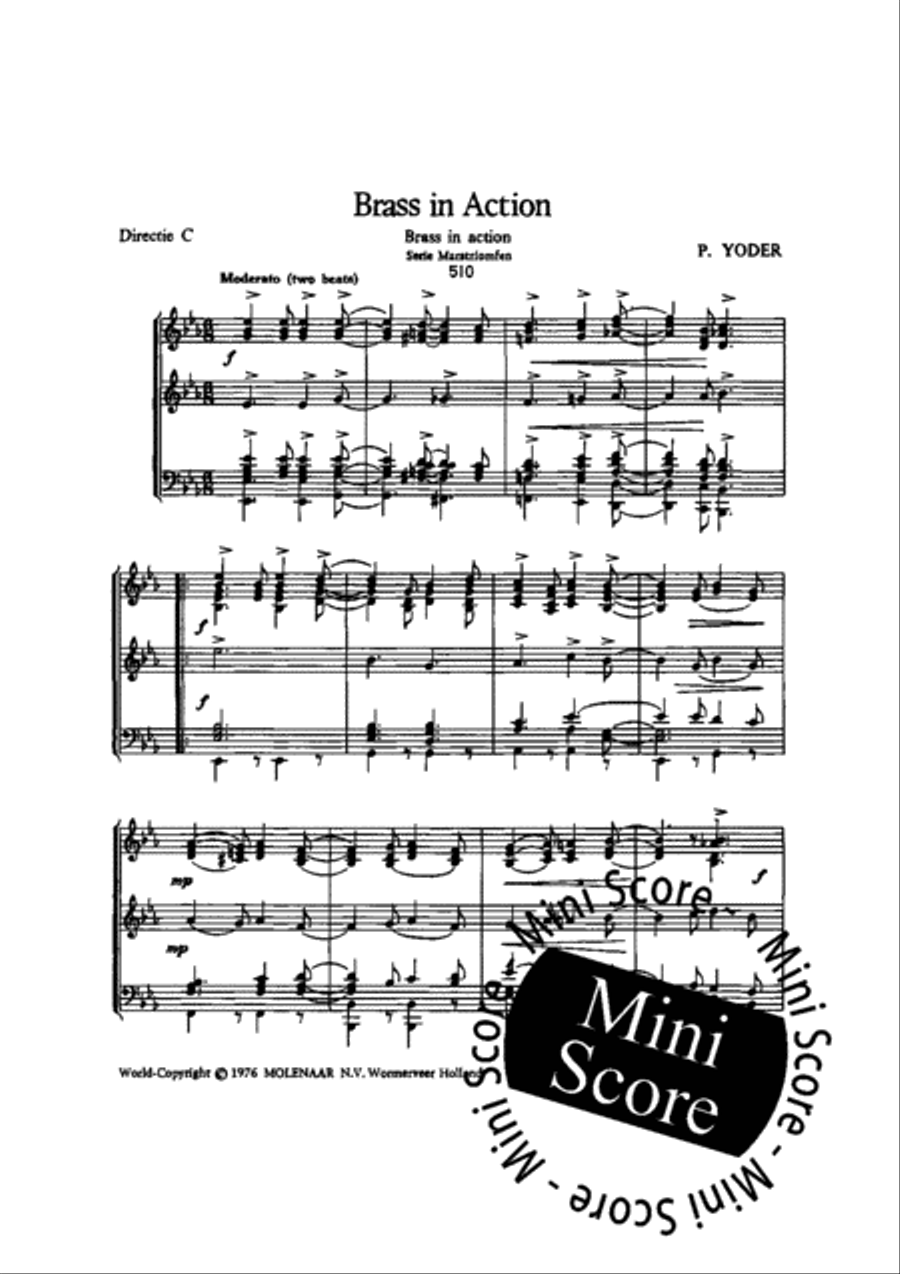 Brass in Action Brass in Action Concert Band scores gallery preview page 3