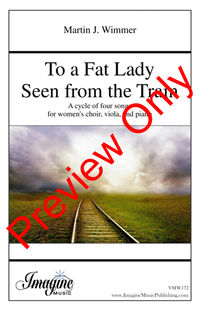To a Fat Lady Seen from the Train