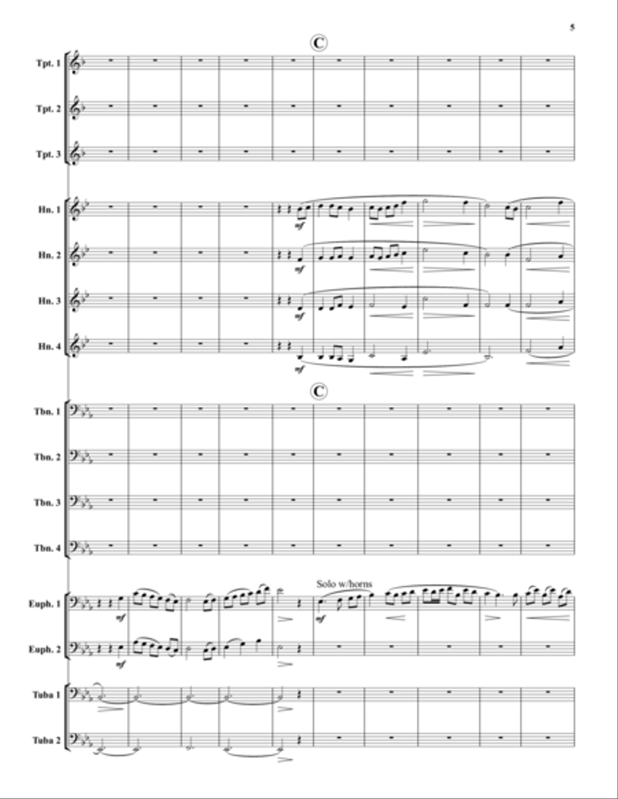 Si Bheag Si Mhor Brass Ensemble scores gallery preview page 5