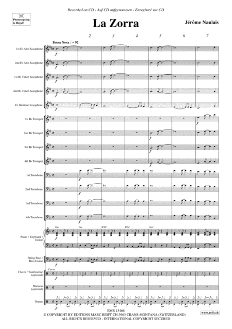 La Zorra La Zorra Big Band scores gallery preview page 4