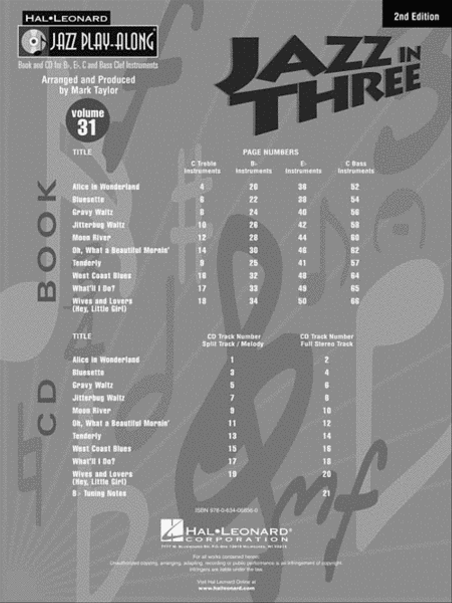 Jazz in Three - Second Edition C Instrument scores gallery preview page 3