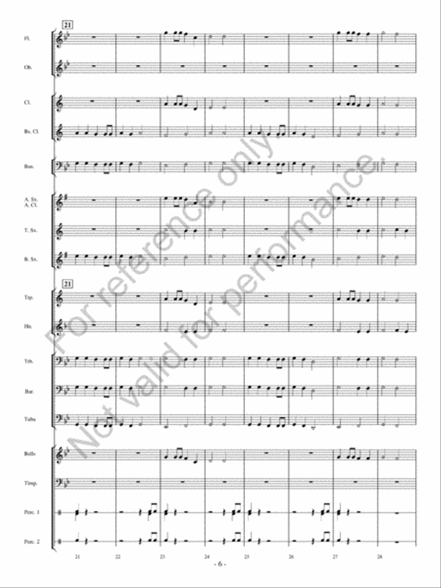 Our First Band Concert Concert Band scores gallery preview page 19