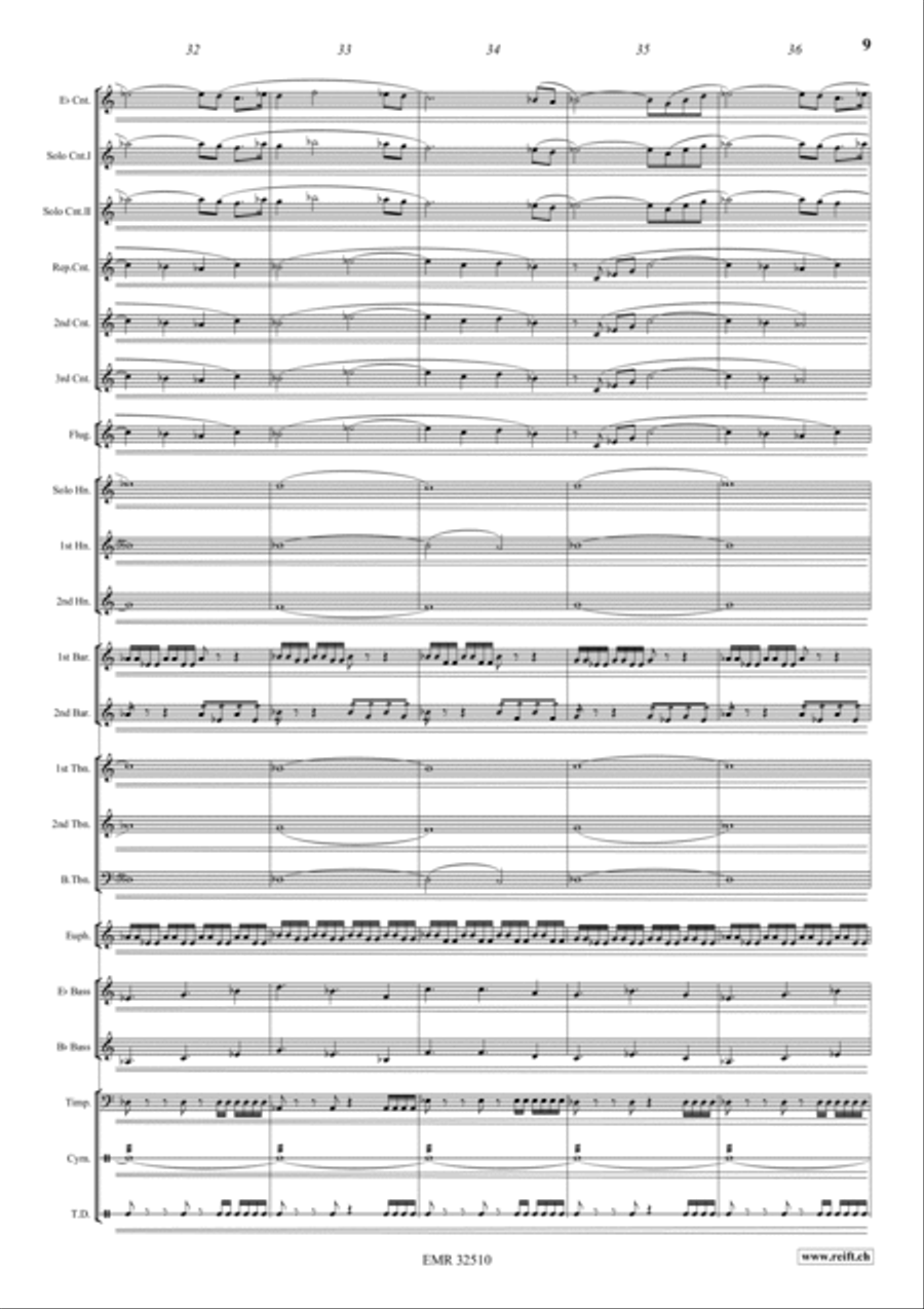 Immortal Immortal Brass Band scores gallery preview page 9