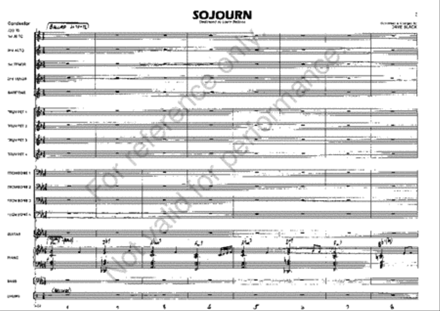 Sojourn Jazz Ensemble scores gallery preview page 2