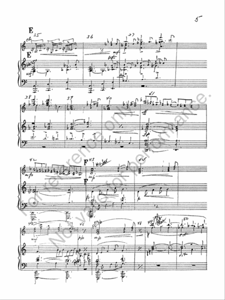 Claire de Lune Claire de Lune Concert Band scores gallery preview page 6