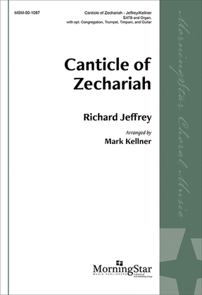 Book cover for Canticle of Zechariah (Choral Score)
