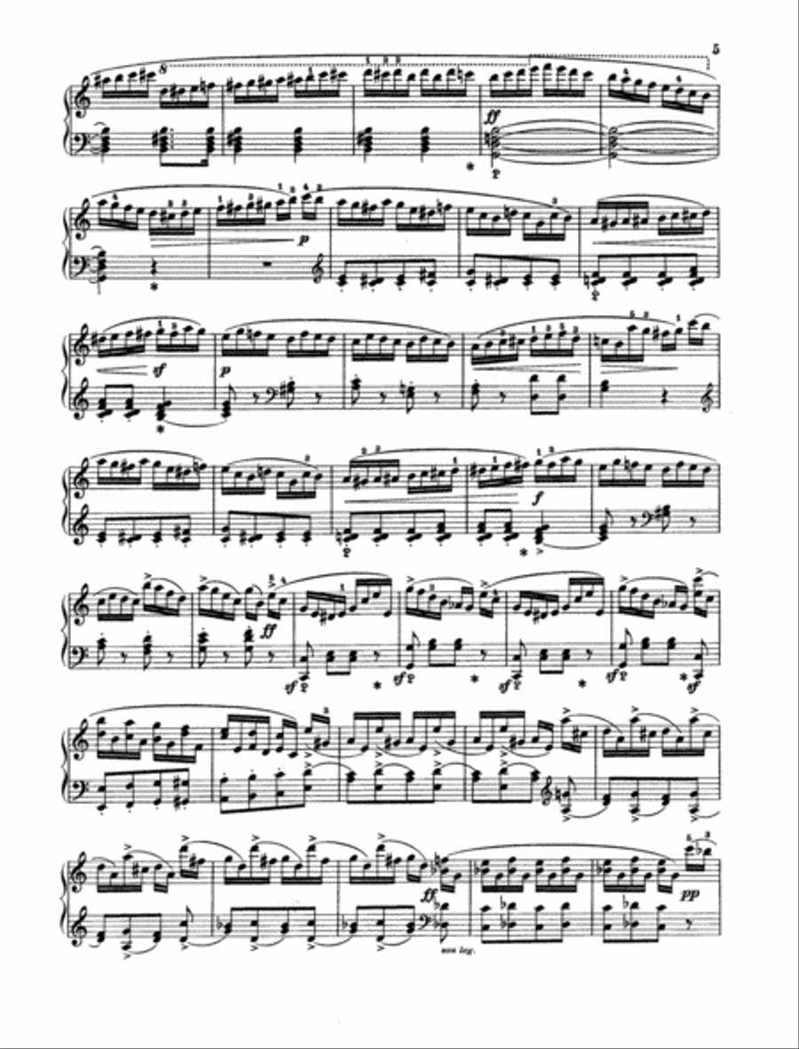 Perpetuum mobile, Op. 24 Piano Solo scores gallery preview page 5