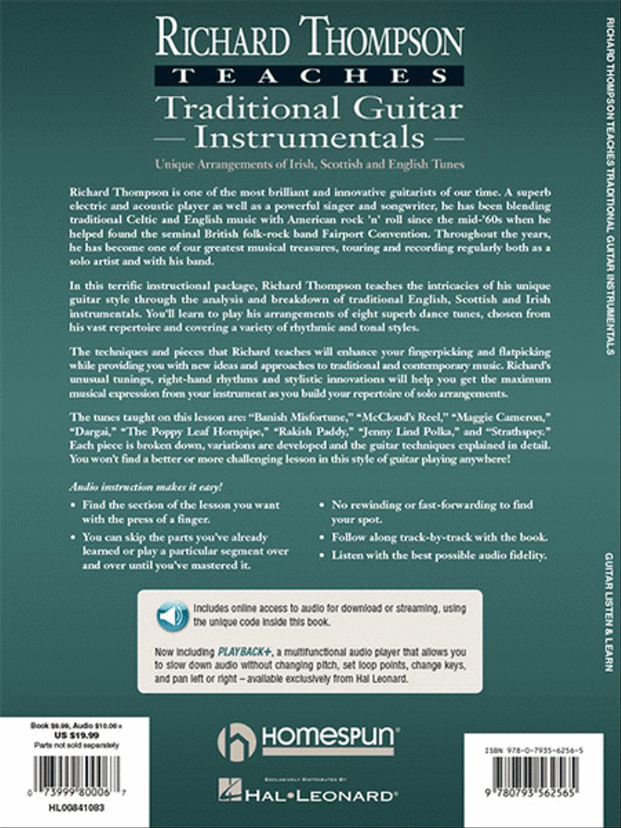 Richard Thompson Teaches Traditional Guitar Instrumentals Acoustic Guitar scores gallery preview page 5