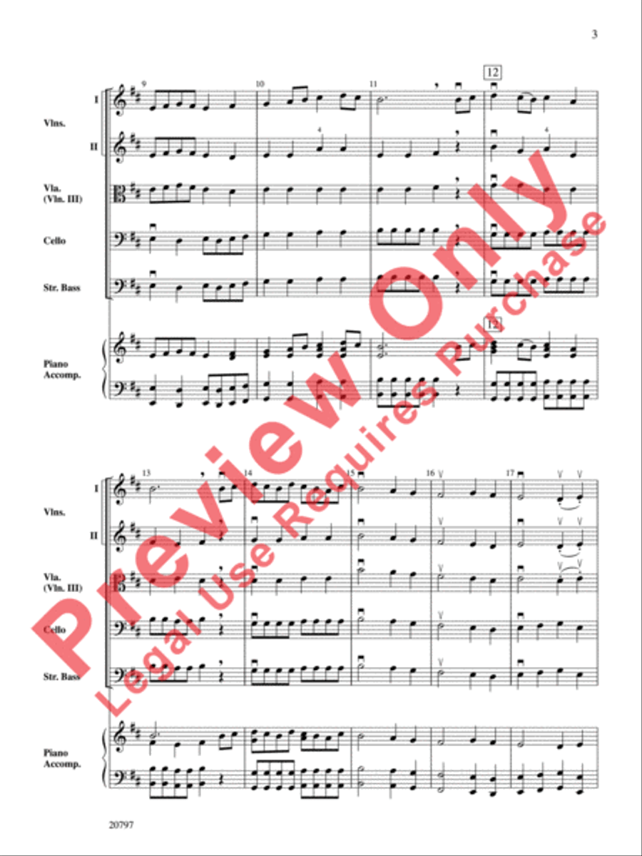 Dragonhunter String Orchestra scores gallery preview page 4