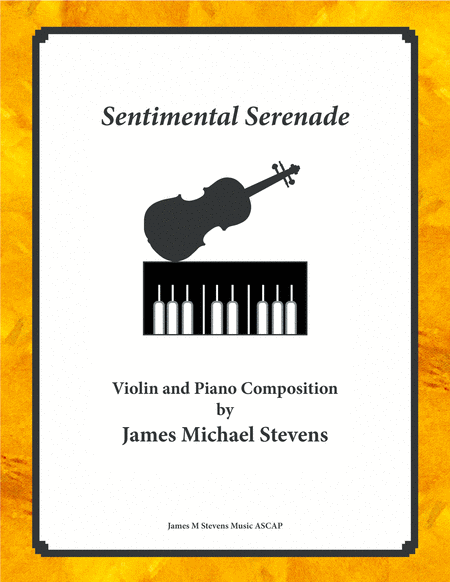 Sentimental Serenade - Violin & Piano image number null