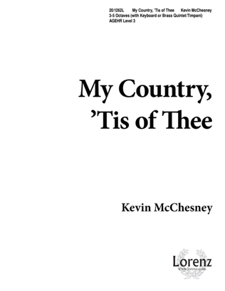 Book cover for My Country 'Tis of Thee - Handbell